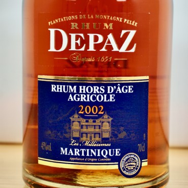 Rum - Depaz Hors D'Age Millésime 2002 / 70cl / 45%