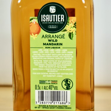Rum - Isautier Arrange Wild Mandarin / 50cl / 40%