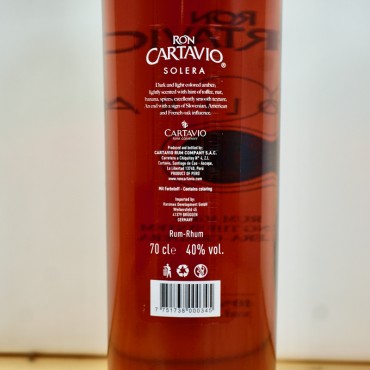 Rum - Cartavio 1929 Antiguo de Solera 12 Years / 70cl / 40%