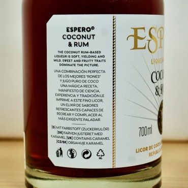 Rum - Espero Creole Coconut & Rum / 70cl / 40%