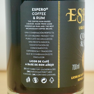 Rum - Espero Coffee & Rum / 70cl / 40%