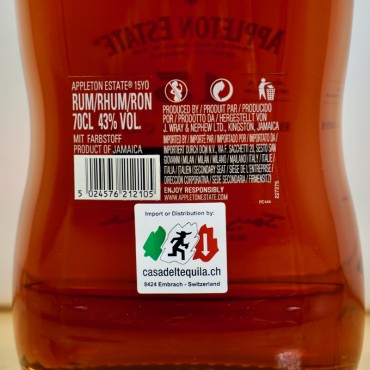 Rum - Appleton Estate Black River Casks 15 Years / 70cl / 43%