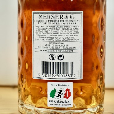 Rum - Charles Merser & Co. Merchants Double Barrel / 70cl / 43.1%