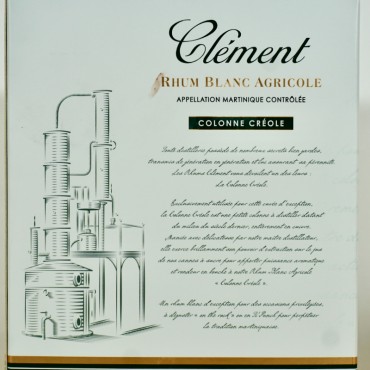 Rum - Clement Blanc Colonne Creole / 70cl / 49.6%