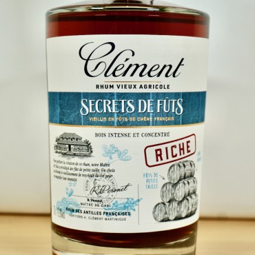 Rum - Clement Tres Vieux Secrets de Futs Riche / 70cl / 42.4%