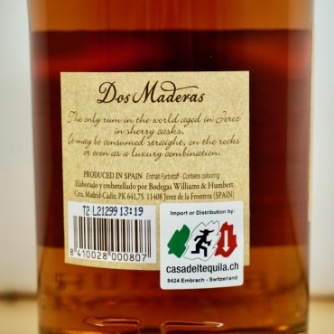 Rum - Dos Maderas Double Aged 5 + 3 Years / 70cl / 37.5%