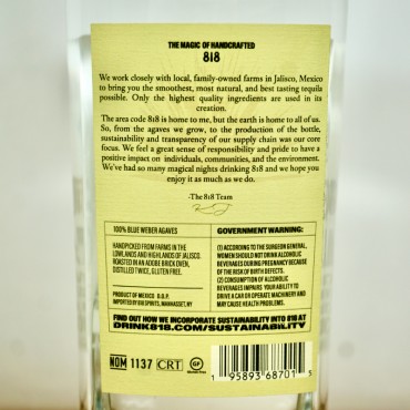 818 Blanco Tequila by Kendall Jenner / 70cl / 40%