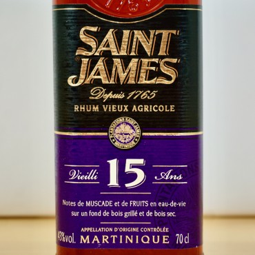 Rum - Saint James Vieux 15 Years / 70cl / 43%
