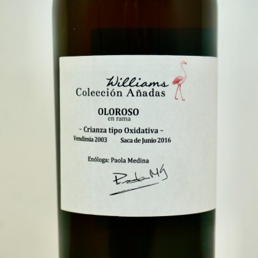 Sherry - Williams Coleccion de Anadas Oloroso En Rama 2003/2016 / 50cl / 20.5%