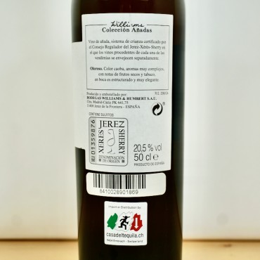 Sherry - Williams Coleccion de Anadas Oloroso En Rama 2003/2016 / 50cl / 20.5%