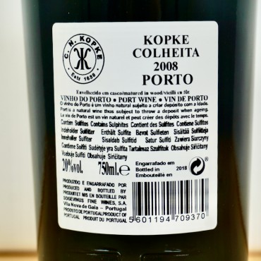 Port - Kopke Colheita Port 2008 / 75cl / 20%