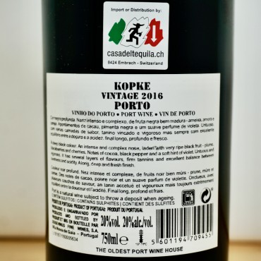 Port - Kopke Vintage Port 2016 / 75cl / 20%