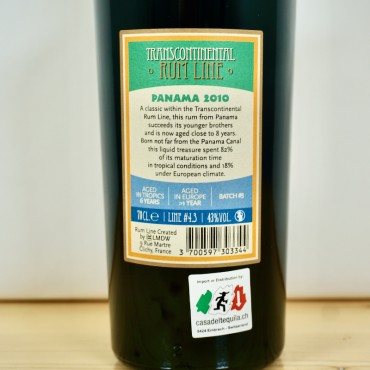 Rum - Transcontinental Line Panama 2010/2017 / 70cl / 43%