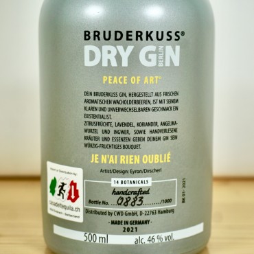 Gin - Bruderkuss Gin / 50cl / 46%