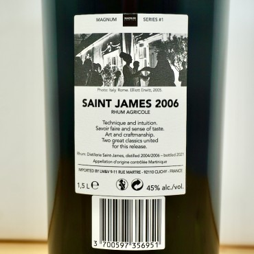 Rum - Magnum Serie Elliott Erwitt Saint James 15 Years 2006 / 150cl / 45%