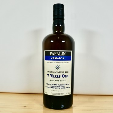 Rum - Papalin Jamaica 7 Years Blue Edition 2021 / 70cl / 47%