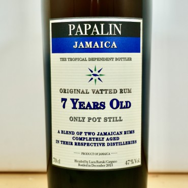 Rum - Papalin Jamaica 7 Years Blue Edition 2021 / 70cl / 47%