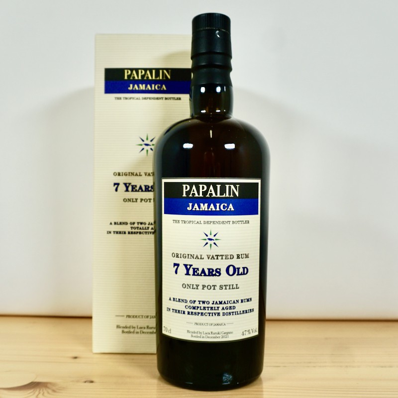 Rum - Papalin Jamaica 7 Years Blue Edition 2021 / 70cl / 47%