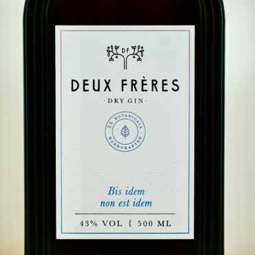 Gin - Deux Frères Dry Gin / 50cl / 43%