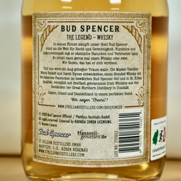 Whisk(e)y - St. Kilian Bud Spencer The Legend Whisky / 70cl / 46%