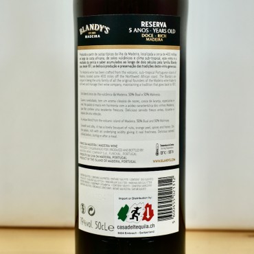 Madeira - Blandy's Reserva 5 Years Rich / 50cl / 19%
