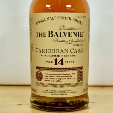 Whisk(e)y - The Balvenie 14 Years Caribbean Cask Single Malt / 70cl / 43%