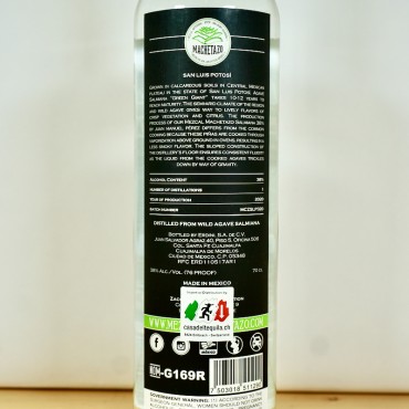 Mezcal - Machetazo Wild Salmiana San Luis Potosi / 70cl / 38%