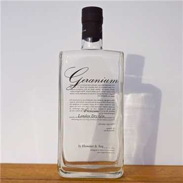 Gin - Geranium Gin by Hammer & Son / 70cl / 44% Gin 50,00 CHF