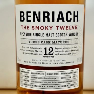 Whisk(e)y - BenRiach The Smoky Twelve 12 Years / 70cl / 46%
