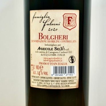 Wein - Famiglia Falorni Bolgheri 2021 / 75cl / 14%