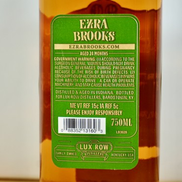 Whisk(e)y - Ezra Brooks Straight Rye Whiskey / 75cl / 45%