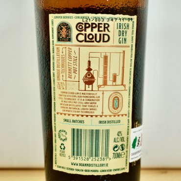 Gin - Copper Cloud Irish Dry Gin / 70cl / 42%