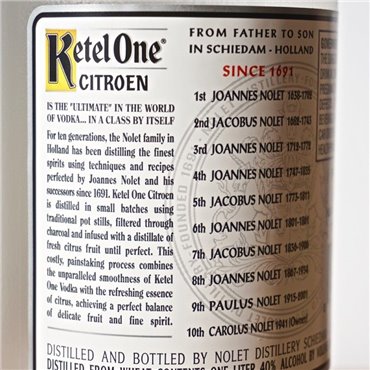 Vodka - Ketel One Citroen / 100cl / 40% Vodka 47,00 CHF