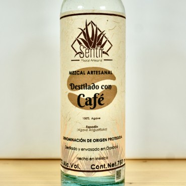 Mezcal - Sentir Espadin Destilado con Café / 75cl / 40%