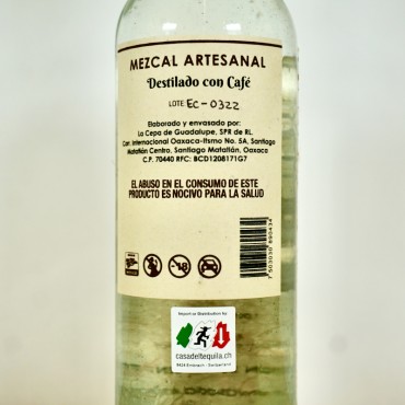 Mezcal - Sentir Espadin Destilado con Café / 75cl / 40%