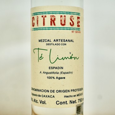 Mezcal - Sentir Citruse Espadin Destilado con Té Limon / 75cl / 40%