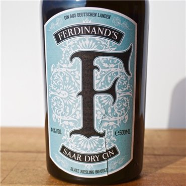 Gin - Ferdinand's Saar Dry Gin / 50cl / 44% Gin 50,00 CHF