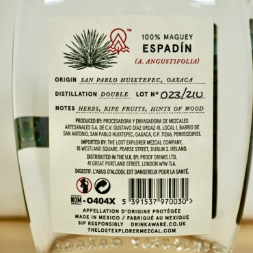 Mezcal - The Lost Explorer Espadin / 70cl / 42%