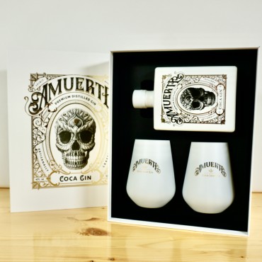 Gin - Amuerte Coca Leaf Gin White Gift Box Edition / 70cl / 43%
