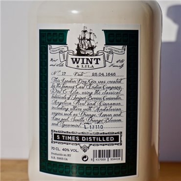 Gin - Wint & Lila / 70cl / 40% Gin 50,00 CHF