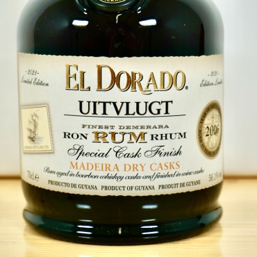 Rum - El Dorado Uitvlugt Special Cask Finish 2006/2021 Madeira Dry Casks / 70cl / 56.1%