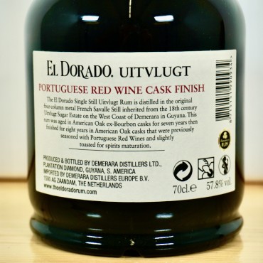 Rum - El Dorado Uitvlugt Special Cask Finish 2006/2021 Red Wine Casks / 70cl / 57.8%
