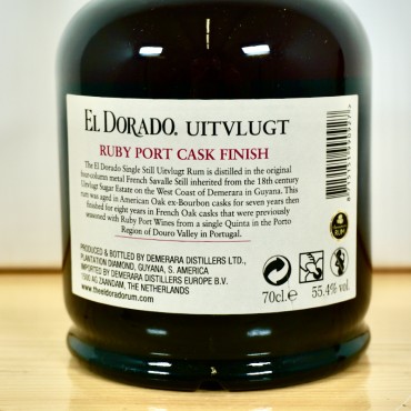 Rum - El Dorado Uitvlugt Special Cask Finish 2006/2021 Ruby Port Casks / 70cl / 55.4%