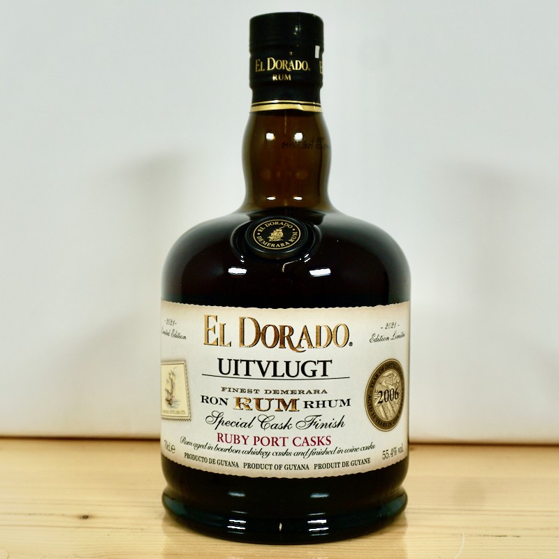 Rum - El Dorado Uitvlugt Special Cask Finish 2006/2021 Ruby Port Casks / 70cl / 55.4%