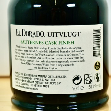 Rum - El Dorado Uitvlugt Special Cask Finish 2006/2021 Sauternes Casks / 70cl / 58.1%
