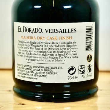 Rum - El Dorado Versailles Special Cask Finish 2005/2021 Madeira Dry Casks / 70cl / 55.1%