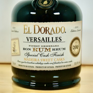 Rum - El Dorado Versailles Special Cask Finish 2005/2021 Madeira Sweet Casks / 70cl / 55.9%