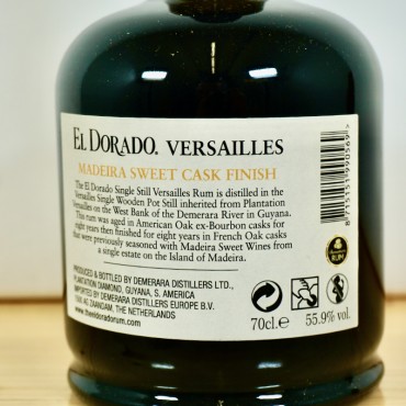 Rum - El Dorado Versailles Special Cask Finish 2005/2021 Madeira Sweet Casks / 70cl / 55.9%
