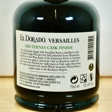 Rum - El Dorado Versailles Special Cask Finish 2005/2021 Sauternes Casks / 70cl / 55.4%