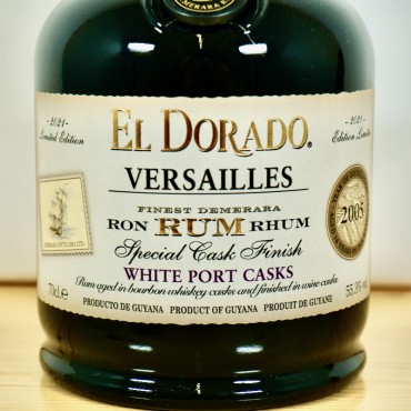 Rum - El Dorado Versailles Special Cask Finish 2005/2021 White Port Casks / 70cl / 55.3%